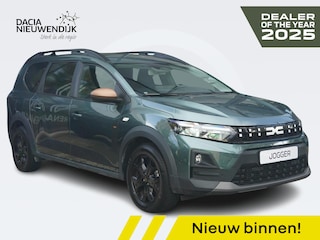 Dacia Jogger 1.8 hybrid 155 extreme 7p. AUTOMAAT / 10.000KM / NIEUWSTE MODEL / CAMERA / PDC V+A / BLINDSPOT / CRUISE / CLIMATE / KEYLESS / APPLE CARPLAY / ANDROID AUTO / DAKRAILS / 16'' LMV