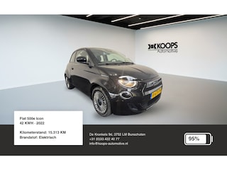 Fiat 500 Icon 42KWh SOH 95% | Carplay | Cruise control | Navigatie
