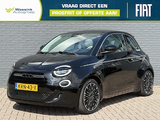 Fiat 500 3+1 Icon 42 kWh | SOH 95,4 % | 306 Km WLTP | Dealeronderhouden | Adaptieve Cruise Control |  Lane Assist | Glazen dak | JBL Audio | Navigatie | Apple Carplay | DAB | Parkeersensoren Voor & Achter | Parkeercamera | Dode Hoek Detectie |