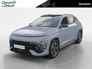 Hyundai Kona 1.6 GDI HEV N Line Sky | Apple Carplay/Android Auto | Kunstlederen/suede bekleding | Lichtmetalen velgen 5-spaaks 18 | Schuif/kanteldak
