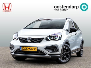 Honda Jazz 1.5 Full Hybrid Advance Crosstar automaat | Facelift | Stoelverwarming | Camera | Navigatie | PDC v/a | Adaptieve Cruise | Carplay | Stuurverw.
