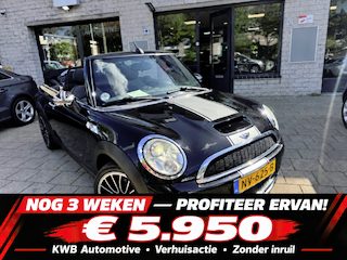 Mini Cabrio Cabrio 1.6 S JCW Origineel Leer Navi Uniek