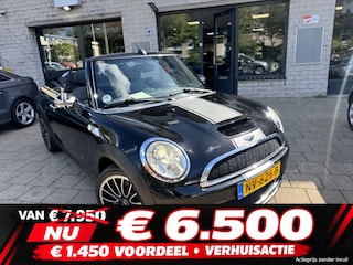 Mini Cabrio Cabrio 1.6 S JCW Origineel Leer Navi Uniek