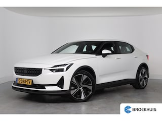 Polestar 2 Long Range Single Motor 78 kWh | LED | Clima | Camera | Memory | Keyless | Elk. Achterklep | Cruise Control | Parkeersensoren V+A | Lichtmetalen Velgen