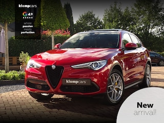 Alfa Romeo Stelvio 2.0 T AWD !Veloce stoelen! 8C Rosso | Pano | Carplay | H+K | Diff.TI | Black Edition | FULL OPT.