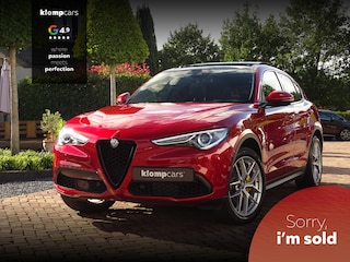 Alfa Romeo Stelvio 2.0 T AWD !Veloce stoelen! 8C Rosso | Pano | Carplay | H+K | Diff.TI | Black Edition | FULL OPT.