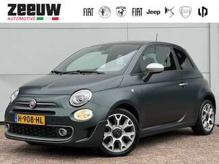 Fiat 500 1.0 Hybrid 70 PK Rockstar Clima Cruise Navi 16" Pano Matt Groen