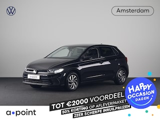 Volkswagen Polo 1.0 TSI Life Edition 95 pk | Verlengde garantie | Navigatie via App | Parkeersensoren achter | Achteruitrijcamera | Adaptieve cruise control |