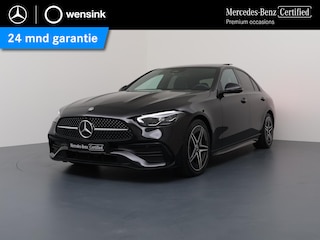 Mercedes-Benz C-klasse 180 AMG Line | Achteruitrijcamera | Panorama-schuifdak | Sfeerverlichting | Nightpakket | Stoelverwarming