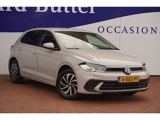 Volkswagen Polo 1.0 TSI Life+led+Vitrual+Navigatie+Parkeer-Hulp+Privacy-Glass+4-Elek-ramen = TOP KLEUR !!