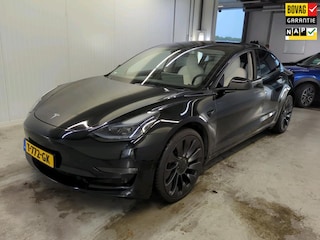 Tesla Model 3 Performance AWD 75 kWh SOH 92% 1 EIG / WIT LEER / 20"LMV /AUTOPILOT