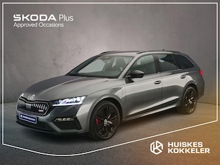 Skoda Octavia Combi RS Business 245pk DSG Automaat, Trekhaak, Cruise control, Achteruitrijcamera, Stoelverwarming, Parkeersensoren, Matrix LED koplampen, Navigatie, App-connect