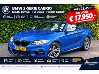 BMW 2-serie Cabrio M235i xDrive |Full Option | Harman Kardon | Memory Seat | Camera