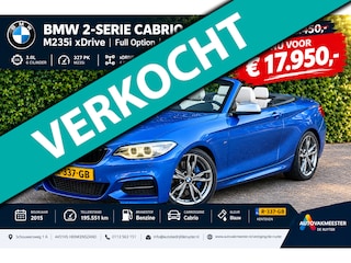 BMW 2-serie Cabrio M235i xDrive |Full Option | Harman Kardon | Memory Seat | Camera