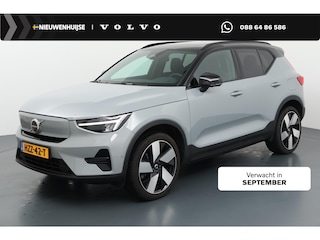 Volvo EX40 Single Motor Extended Range Ultra 82 kWh | SOH:100% | Trekhaak | Schuif/Kantel Panoramadak | 20" velgen | Warmtepomp | Stoel/Stuur verwarming | Keyless entry/start | Adaptive Cruise | 360° Camera | Harman/Kardon |