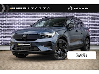 Volvo EX40 Single Motor Ext. Range Ultra Black Edition | Europa | Harman Kardon audio | 20" | Schuif-/kanteldak | Getint Glas | Elektrische stoelverstelling | Nubuck bekleding | Adaptive Cruise Control | Dodehoekdetectie |
