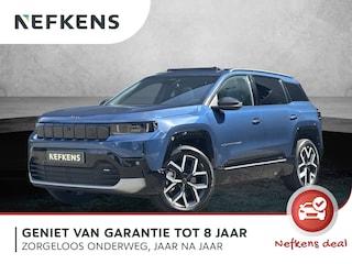 Jeep Compass First Edition 74kWh | 1ste eigenaar | LEER | Glazen dak | Warmtepomp | Camera |  Dodehoekdetectie | AUTOMAAT