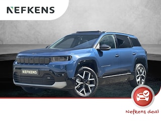 Jeep Compass First Edition 74kWh | 1ste eigenaar | LEER | Glazen dak | Warmtepomp | Camera |  Dodehoekdetectie | AUTOMAAT