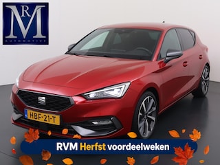 Seat Leon 1.5 eTSI FR STOEL + STUURVERWARMING |ACHTERUIT RIJ CAMERA | KEYLESS | DODEHOEK | APPLECARPLAY\AINDROID AUTO | TREKHAAK | RIJKLAAR GELEVERD MET 12 MND BOVAG GARANTIE | ADAP. CRUISE |