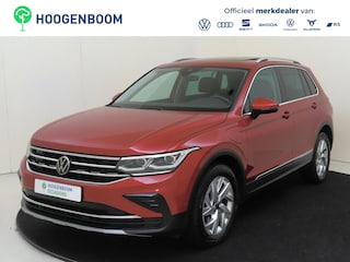 Volkswagen Tiguan 1.4 TSI eHybrid Elegance | Panoramadak | Trekhaak | Achteruitrijcamera | Bestuurdersstoel met memory | Matrix LED verlichting | Adaptieve cruise control | Dodehoekdetectie | Stoel- en stuurwielverwarming |