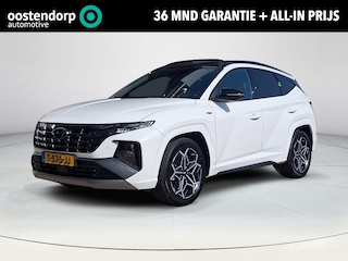 Hyundai Tucson 1.6 T-GDI HEV N Line Sky | Apple Carplay/Android Auto | Stoel/stuurverwarming | 360 graden camera | Panoramisch schuif/kantel dak | Elektrische achterklep |