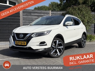 Nissan Qashqai Premium Edition 1.3 DIG-T 140PK Navigatie, Rondomzichtcamera, Keyless, Stoelverwarming, Panoramadak, Leder