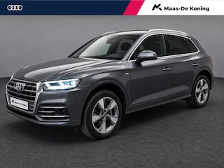 Audi Q5 50 TFSI e quattro S edition · Trekhaak · Adaptive Cruise Control · Apple/Android Car Play · Dodehoeksensoren · Stoelverwarming ·  Drive select · 360°Camera + Parkeersensoren ·