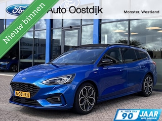 Ford Focus Wagon 1.5 EcoBoost ST Line 150PK Automaat Elek. Trekhaak Panodak Winterpack Adaptieve Cruise Camera Head-Up Navi Full-LED B&O Keyless Privacy Glass *Full-Options*