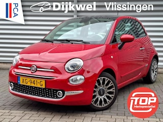Fiat 500 TwinAir Turbo Collezione Glazen schuifdak/Nav/LMV