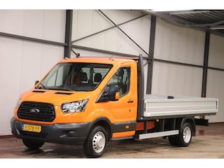 Ford Transit OPEN LAADBAK DUBBELLUCHT Ford Transit met nieuwe NIEUWE MOTOR OPEN LAADBAK DUBBELLUCHT TREKHAAK 2800KG
