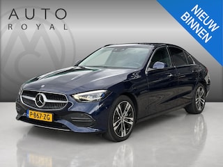 Mercedes-Benz C-klasse 300 e Luxury Line WEG KLAPBARE TREKHAAK | SFEER VERLICHTING | 360 GRADEN CAMERA |  ELEKTRISCH VERSTELBARE STOELEN | STOELVERWARMING | STUURVERWARMING | STOELKOELING | PANORAMADAK | NAVIGATIE | LED | DODEHOEK DETECTIE | APPLE CARPLAY / ANDROID AUTO | ADAPTIEVE CRUISECONTROL |