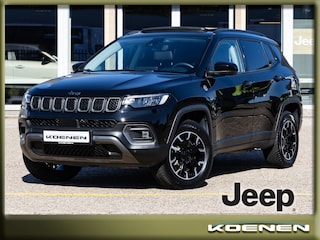 Jeep Compass 4XE 240 PHEV 240PK Trailhawk/ Panodak/ Leer/ Apple Carplay/