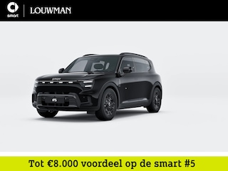 Smart #5 Pro+ Black Collection 100 kWh | Panoramisch dak | Memorypakket voorstoelen | CyberSparksLED | Adapt. Cruise control | 360°-camera | Anti-diefstal alarm |