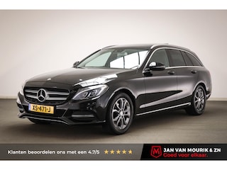 Mercedes-Benz C-klasse Estate 200 Premium Plus | PANORAMADAK | HALF LEDER | STOEVERWARMING | SFEERVERLICHTING | TREKHAAK