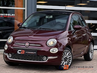 Fiat 500 1.2 Lounge | Panoramadak | Airco | Parkeersensoren | Bluetooth | Bordeaux Opera |