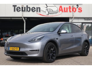 Tesla Model Y Long Range AWD 75 kWh | SOH 95% | Full Self-Driving comp 3 | Warmtepomp | Trekhaak | 20 inch Lm velgen