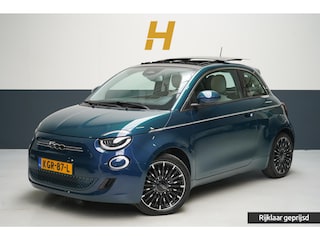 Fiat 500 La Prima 42 kWh | SoH 90,6% | Schuif/kanteldak | Carplay | Adaptive cruise | Parkeersensoren | Pack winter | Lm velgen