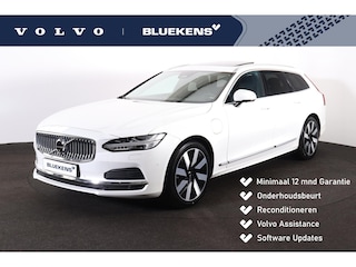 Volvo V90 T6 Recharge AWD Plus Bright - Panorama/schuifdak - IntelliSafe Assist & Surround - 360º Camera - Bowers & Wilkins audio - Adaptieve LED koplampen - Verwarmde voorstoelen, stuur & achterbank - Parkeersensoren voor & achter - Elektr. bedienb. voorstoelen met geheugen - Extra getint glas - Inklapbare trekhaak - 19' LMV