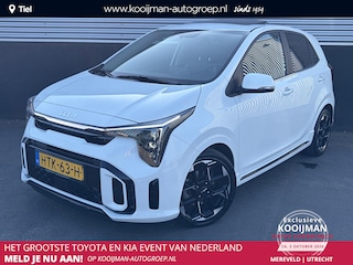 Kia Picanto 1.0 DPI GT-Line Schuif/kanteldak, Stoel- & Stuurwiel verwarmd, Navigatie, Cruise control, Lichtmetalen velgen, Climate control,