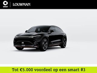 Smart #3 BRABUS 66 kWh | Warmtepomp | Memorypakket voorstoelen | Panoramadak | Sfeerverlichting 64 kleuren | Head-up display | 360 ° camera | Adapt. cruise control |