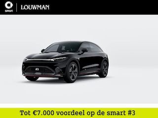 Smart #3 BRABUS 66 kWh | Warmtepomp | Memorypakket voorstoelen | Panoramadak | Sfeerverlichting 64 kleuren | Head-up display | 360 ° camera | Adapt. cruise control |