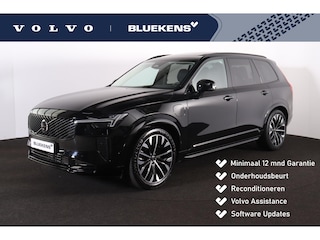 Volvo XC90 T8 Recharge AWD Ultra Dark - Luchtvering - Panorama/schuifdak - IntelliSafe Assist & Surround - 360º Camera - Harman/Kardon audio - Verwarmde voorstoelen, stuur & achterbank - Parkeersensoren voor & achter - Elektr. bedienb. voorstoelen met geheugen - Head up display - Draadloze tel. lader - Extra getint glas - 21' LMV