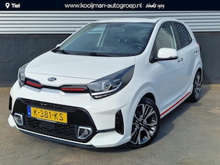 Kia Picanto 1.0 T-GDi GT-Line 5p 100PK! Schuif/kanteldak, 1e eign. Nieuw geleverd en dealeronderhouden, Leder, Stoel- & stuurwiel verwarmd, Climate control, Cruise control, Navigatie, Achteruitrijcamera,