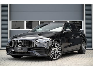 Mercedes-Benz C-klasse 300e AMG / SCHUIFDAK / C63 / LEDER / CAMERA / SFEERVERLICHTING / LED / 19"