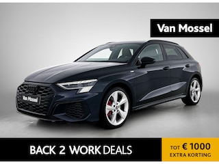 Audi A3 Sportback 45 TFSI e S edition Competition | VERWACHT | Automaat | Apple Carplay / Android Auto | Elektrisch Verstelbare Bestuurdersstoel | Massage | Sfeerverlichting | Elektrische Achterklep | Stoelverwarming | Virtual Cockpit | Climate Control | Cruise Control |