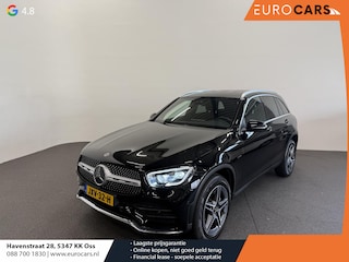 Mercedes-Benz GLC 300e 4MATIC Automaat PHEV AMG Line Navigatie Cruise Control Parkeersensoren Stoelverwarming Panorama dak Matrix LED-koplampen Virtual Cockpit Surround-systeem Burmester Inductielader