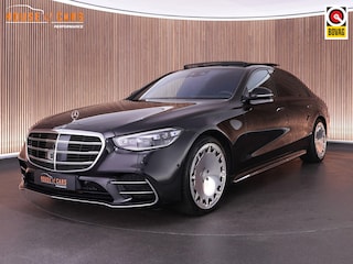 Mercedes-Benz S-klasse 580 e 510pk 4MATIC Lang AMG Line |BTW|Burmester 4D|chauffeurs pakket|pano|massage|head-up|360 camera|memory|Apple Carplay|stoelverkoeling en verwarming|21" LMV|