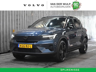Volvo EX40 Twin 408pk/82kWh Black Edition Ultra Europa | Trekhaak | Stoelverwarming |
