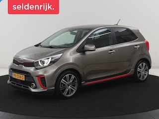 Kia Picanto 1.2 CVVT GT-Line | Leder | Stuur/stoel verwarming | Cruise control | Camera | Carplay | Climate control | Full LED |