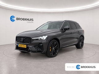 Volvo XC60 2.0 T6 PLUG-IN HYBRID 406PK AWD ULTIMATE BLACK EDITION SOH 100% / NAVI / LEDER / CLIMA / FULL-LED / 21" LMV / PANO. DAK / KEYLESS / CARPLAY / HEICO UITLAAT / ADAPT. CRUISECONTROL / ELEKTR. TREKHAAK / WINTERPAKKET / ORG. NL. / NIEUWSTAAT !!